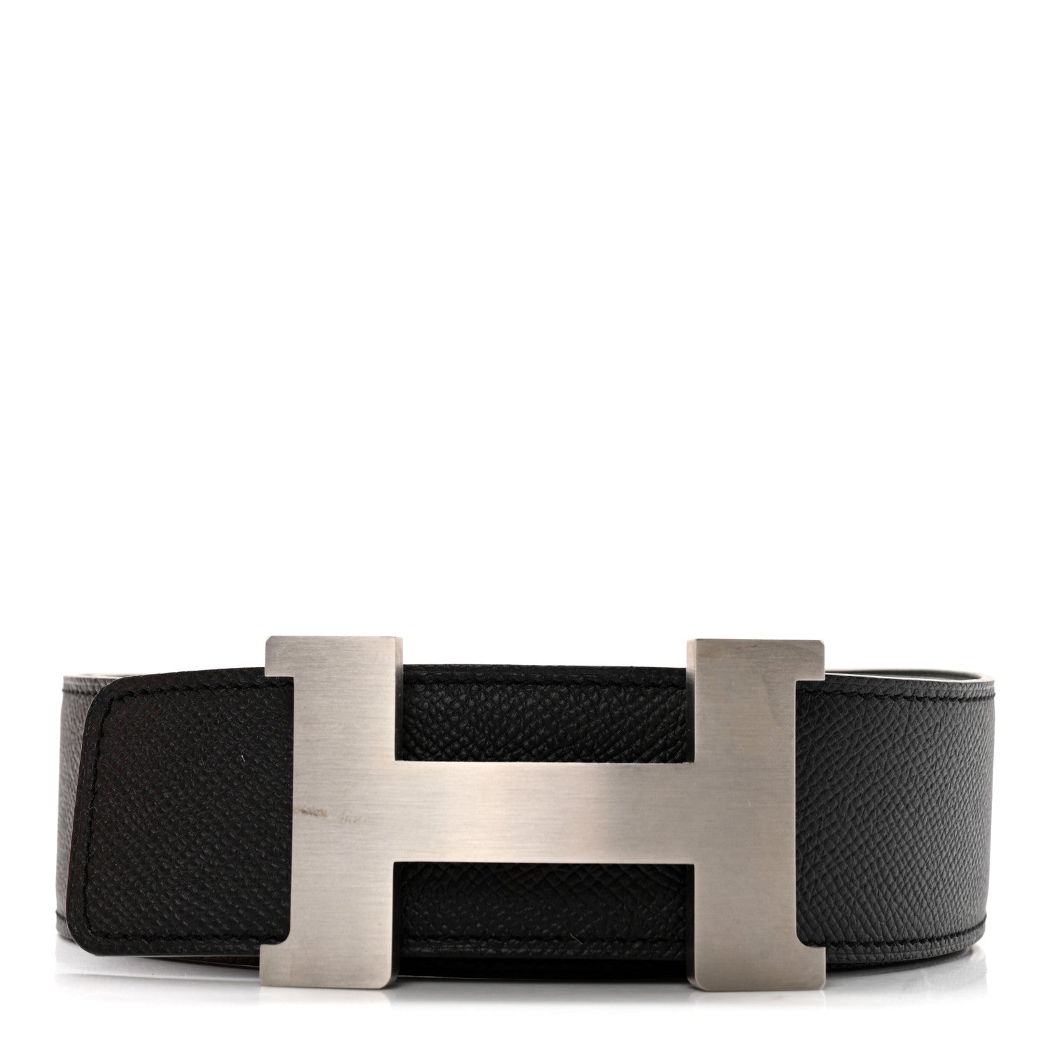 Hermes Epsom 42mm Constance 2 H Belt 105 Black Vert Anglais 1 of 10
