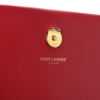 Saint Laurent Smooth Calfskin Medium Classic Monogram Kate Tassel Satchel New Lipstick 8 of 11