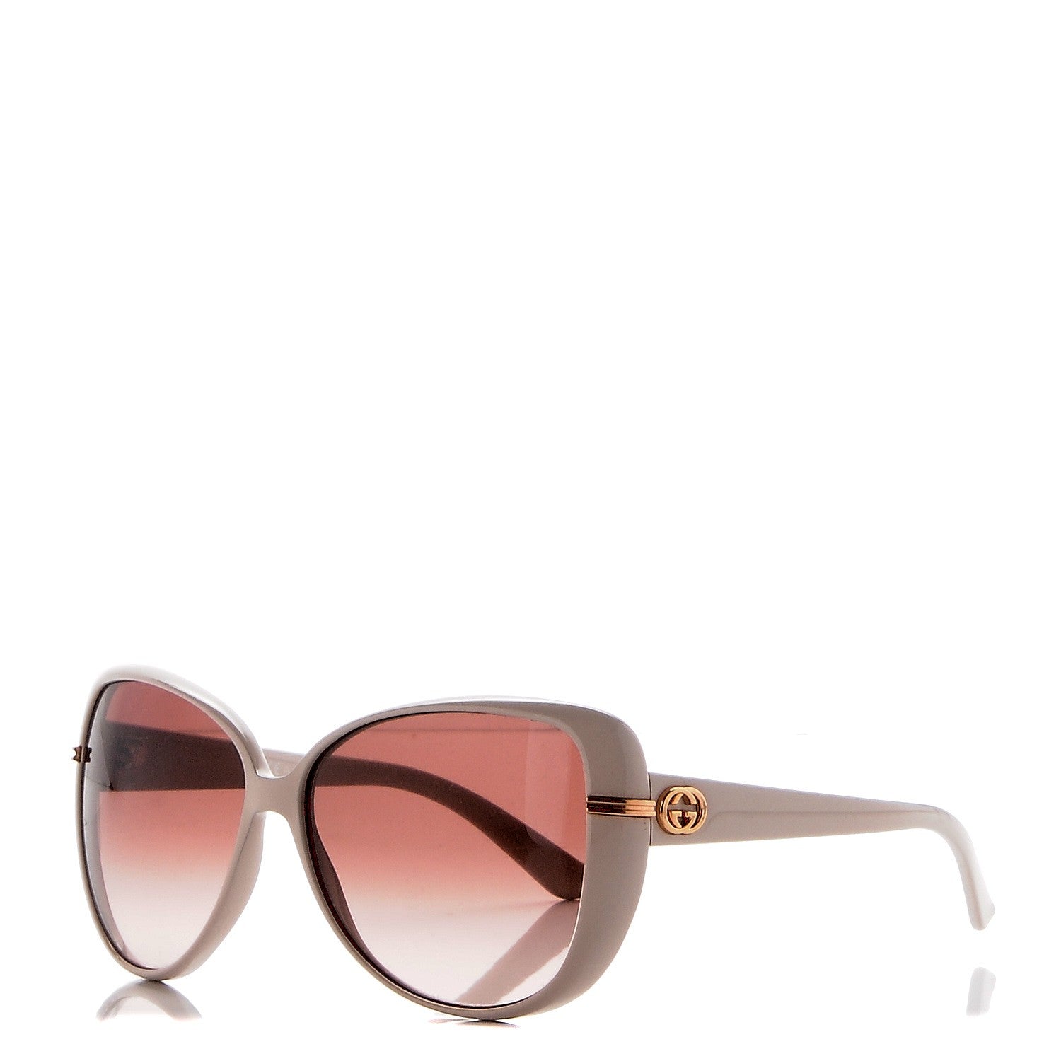 Gucci Oversized Sunglasses GG 3156/S Beige 1 of 8