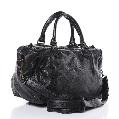 Balenciaga Agneau Classic Hardware Boston Black 3 of 18