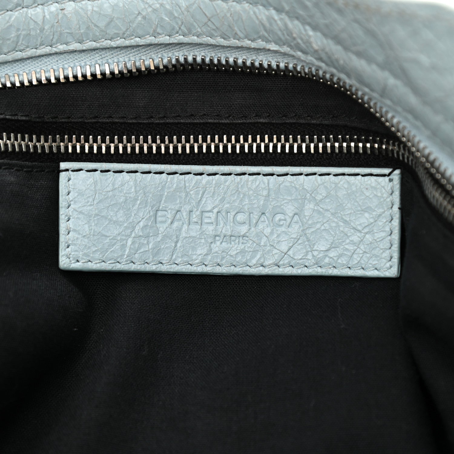 Balenciaga Agneau Giant 12 Silver Hardware City Bleu Dragee 6 of 14