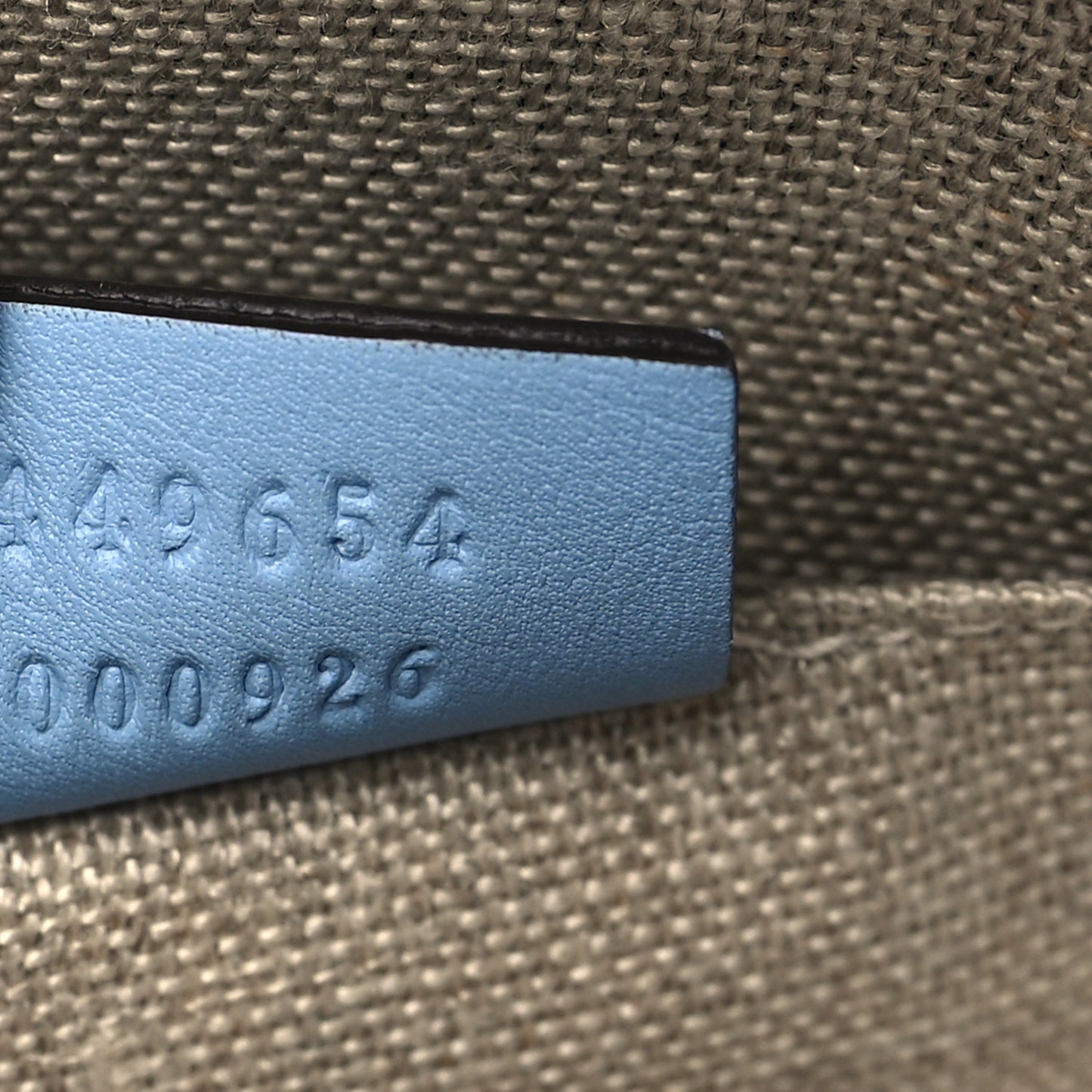 Microguccissima Mini Dome Bag Mineral Blue