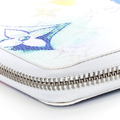 Louis Vuitton Monogram Watercolor Vertical Zippy Wallet 7 of 11