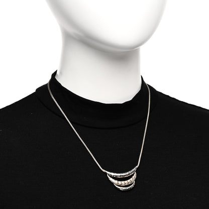 John Hardy Sterling Silver Classic Chain Hammered Bib Necklace 2 of 5
