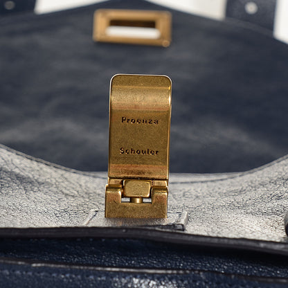 Proenza Schouler Lambskin PS1 Pouch Messenger Bag Midnight 6 of 12