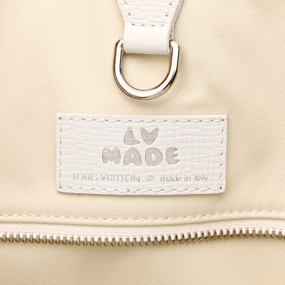 Louis Vuitton X NIGO Calfskin Tiger Journey Tote White 5 of 8
