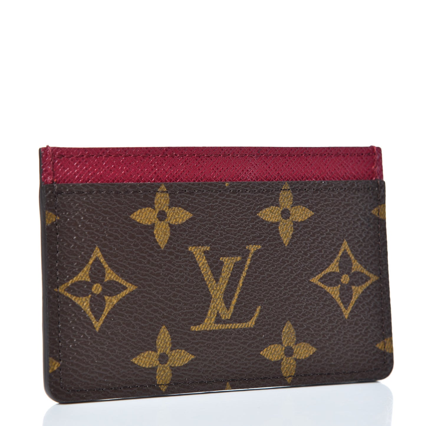 Monogram Card Holder Fuchsia