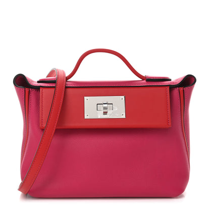 Hermes Evercolor Swift 24/24 21 Rose Mexico Rouge De Coeur 1 of 9