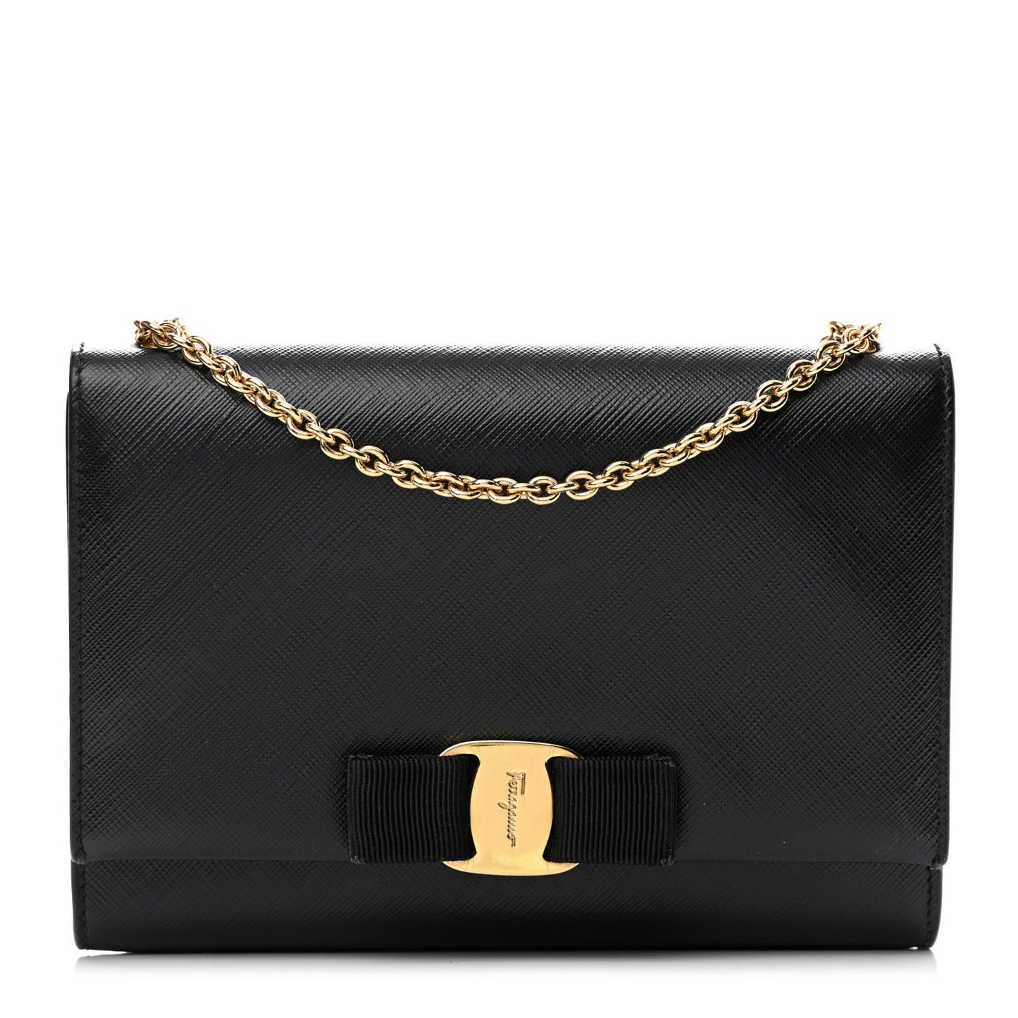 Calfskin Vara Bow Mini Bag Black