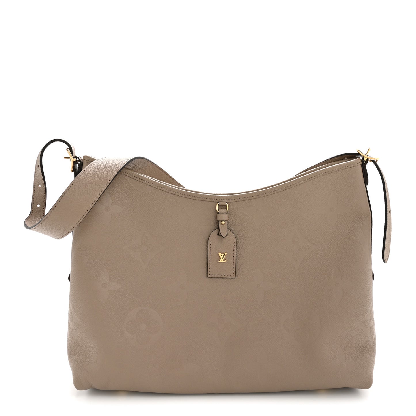 LOUIS VUITTON Empreinte Monogram Giant Carryall MM Tourterelle Tourterelle