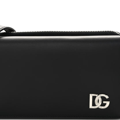 Dolce & Gabbana Calfskin DG Millennials Convertible Crossbody Black 7 of 9
