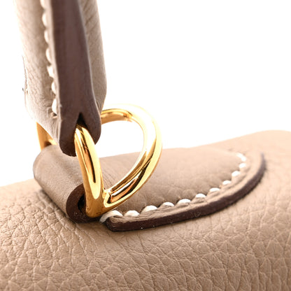 Hermes Togo Kelly Retourne 25 Etoupe 12 of 13