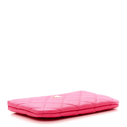 Chanel Caviar Quilted Small Cosmetic Case Pink 4 of 8
