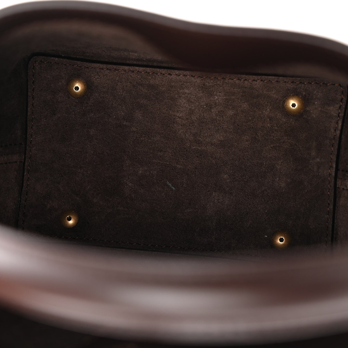 Shiny Calfskin Le 37 Mini Bucket Bag Dark Sweet Chocolate