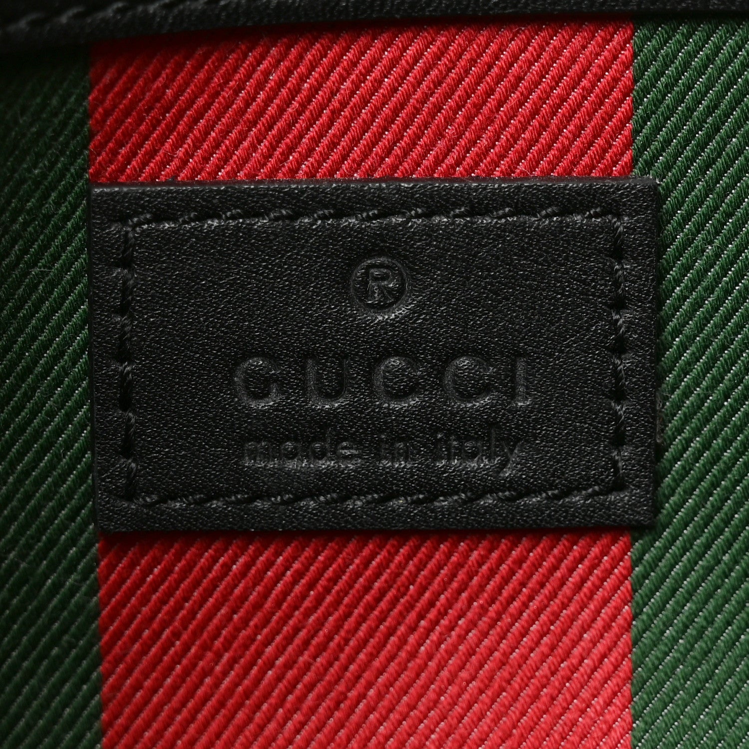 Gucci GG Supreme Monogram Medium Emblem Bucket Bag  Beige Dark Brown Black 5 of 9