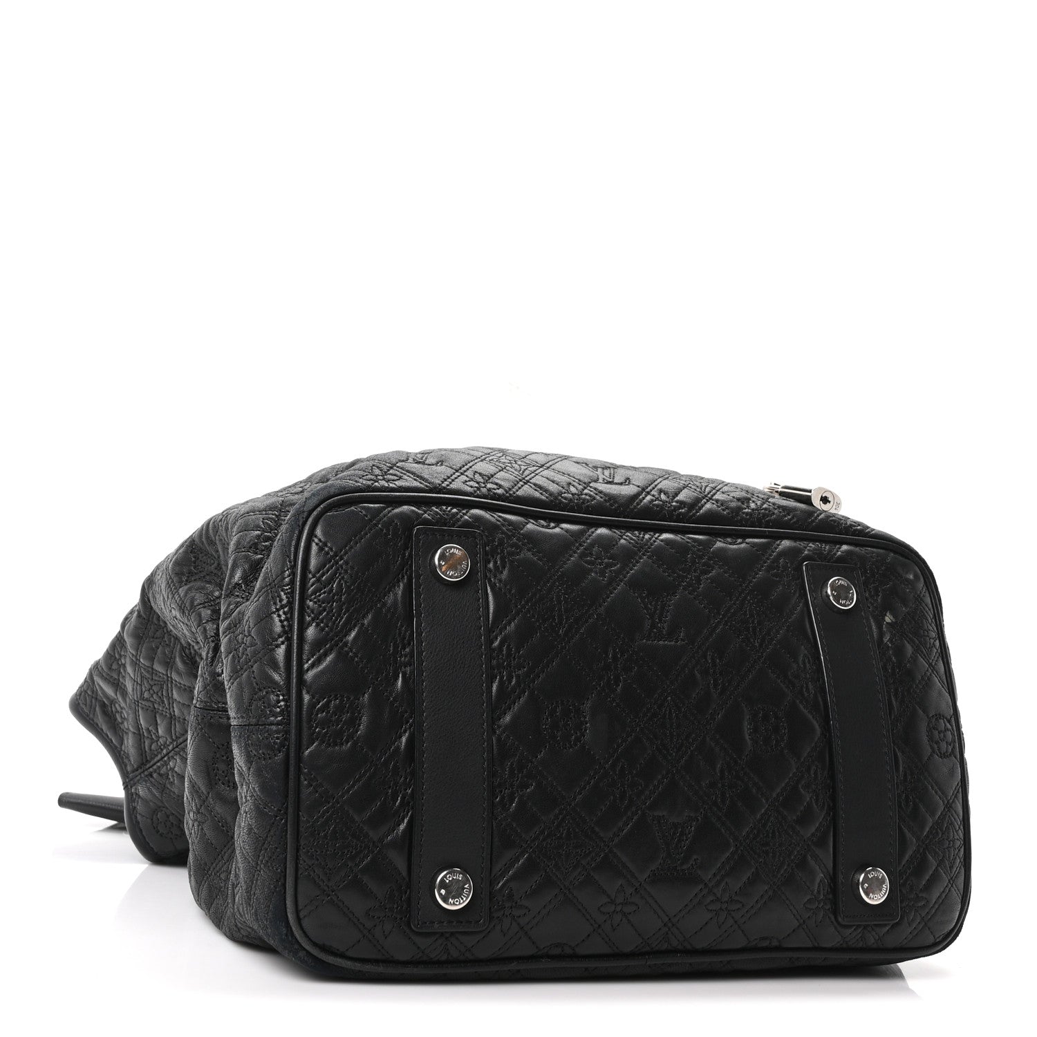 Louis Vuitton Monogram Lambskin Antheia Lilia GM Black 4 of 9