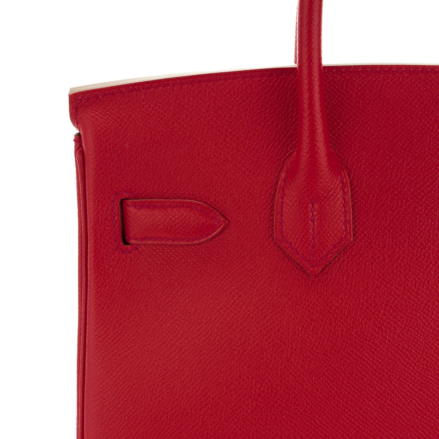 Epsom Birkin 30 Rouge Casaque