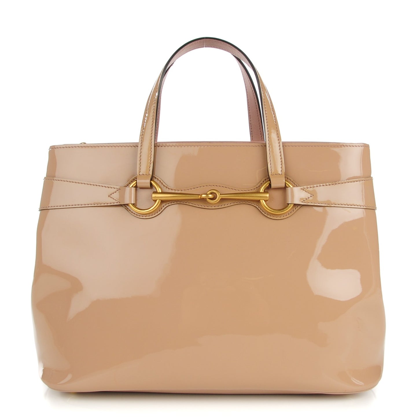 Patent Medium Bright Bit Top Handle Tote Dark Cipria