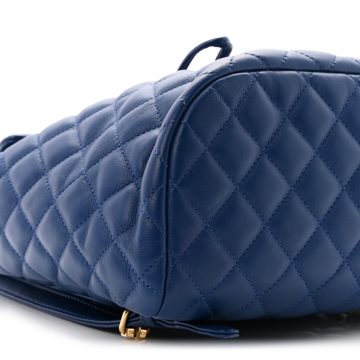 Lambskin Quilted Small Urban Spirit Backpack Blue
