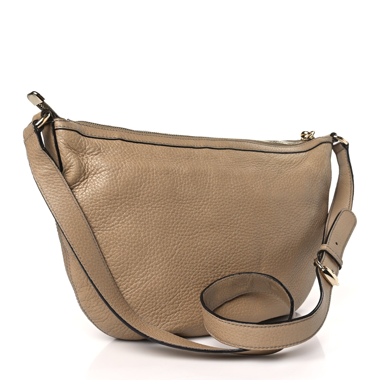 Gucci Pebbled Calfskin Small Soho Hobo Nude 3 of 9