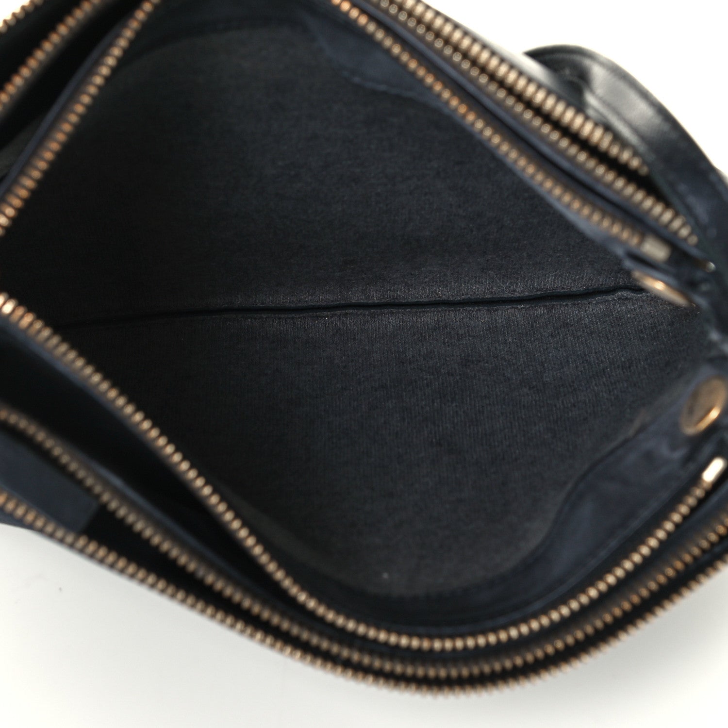 Celine Lambskin Large Trio Crossbody Bag Black 6 of 12