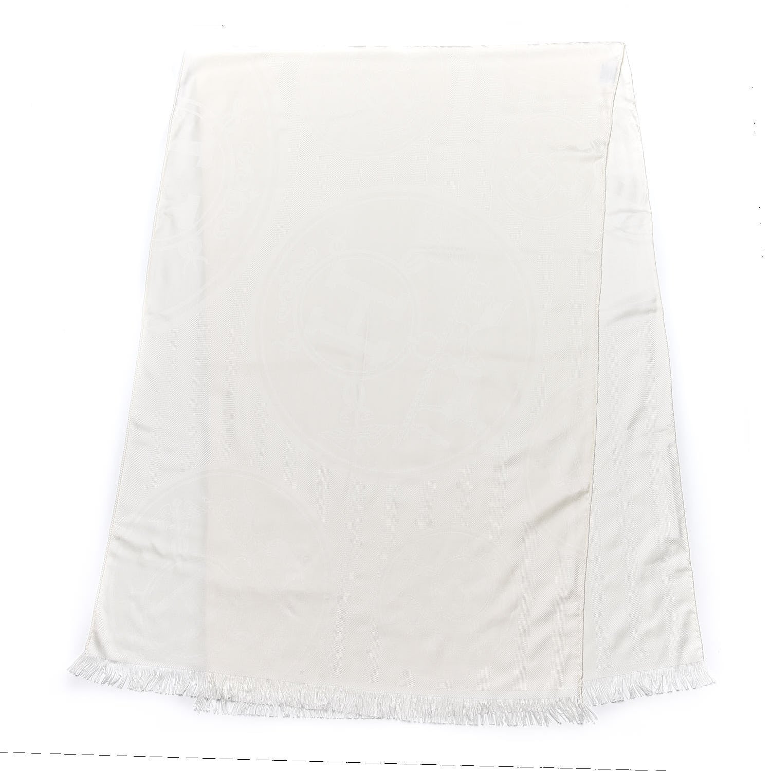 Hermes Cashmere Silk New Libris Confettis D'Ex Stole Ivory 3 of 5