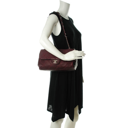 Chanel Calfskin Ultimate Stitch Flap Burgundy 2 of 8