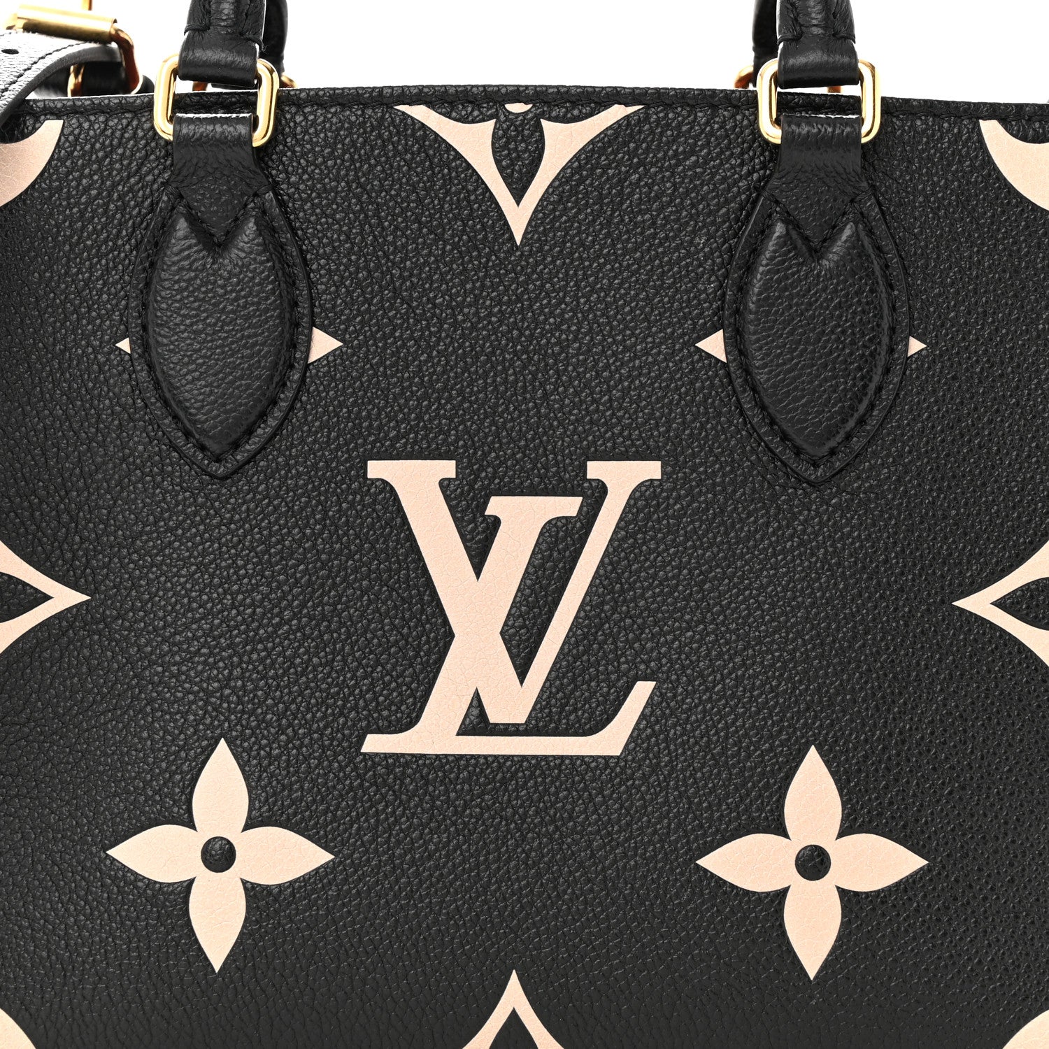 Louis Vuitton Empreinte Monogram Giant Onthego PM Black Beige 7 of 9