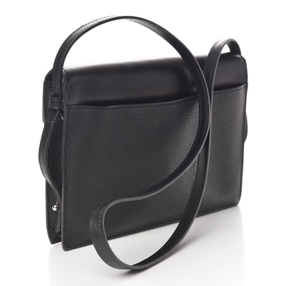Hermes Box Taurillon Clemence Faco Clutch Black 3 of 15