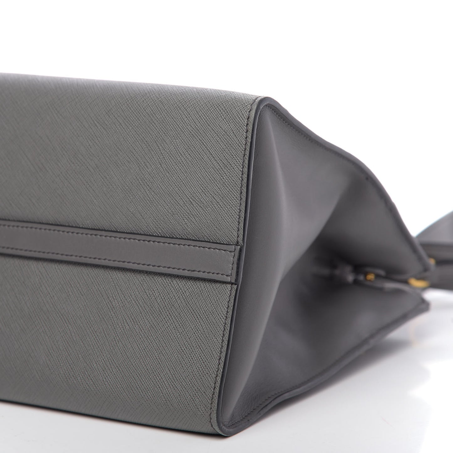Saffiano City Calfskin Medium Esplanade Tote Mercurio