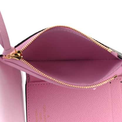Louis Vuitton Monogram 2021 Christmas Animation Japanese Garden Victorine Wallet Wisteria Pink 6 of 7