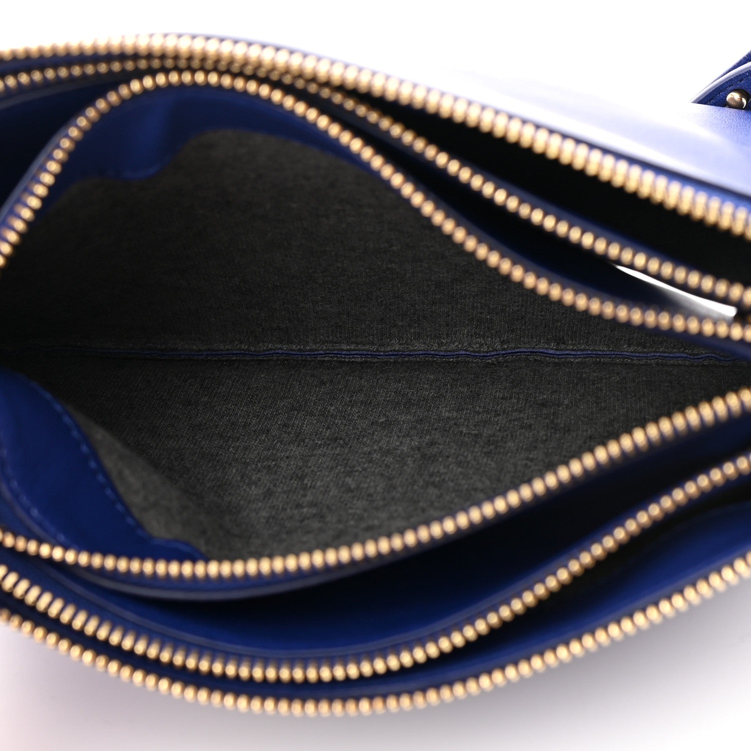 Celine Lambskin Small Trio Crossbody Bag Indigo 6 of 19