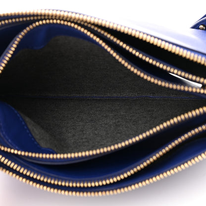 Celine Lambskin Small Trio Crossbody Bag Indigo 6 of 19