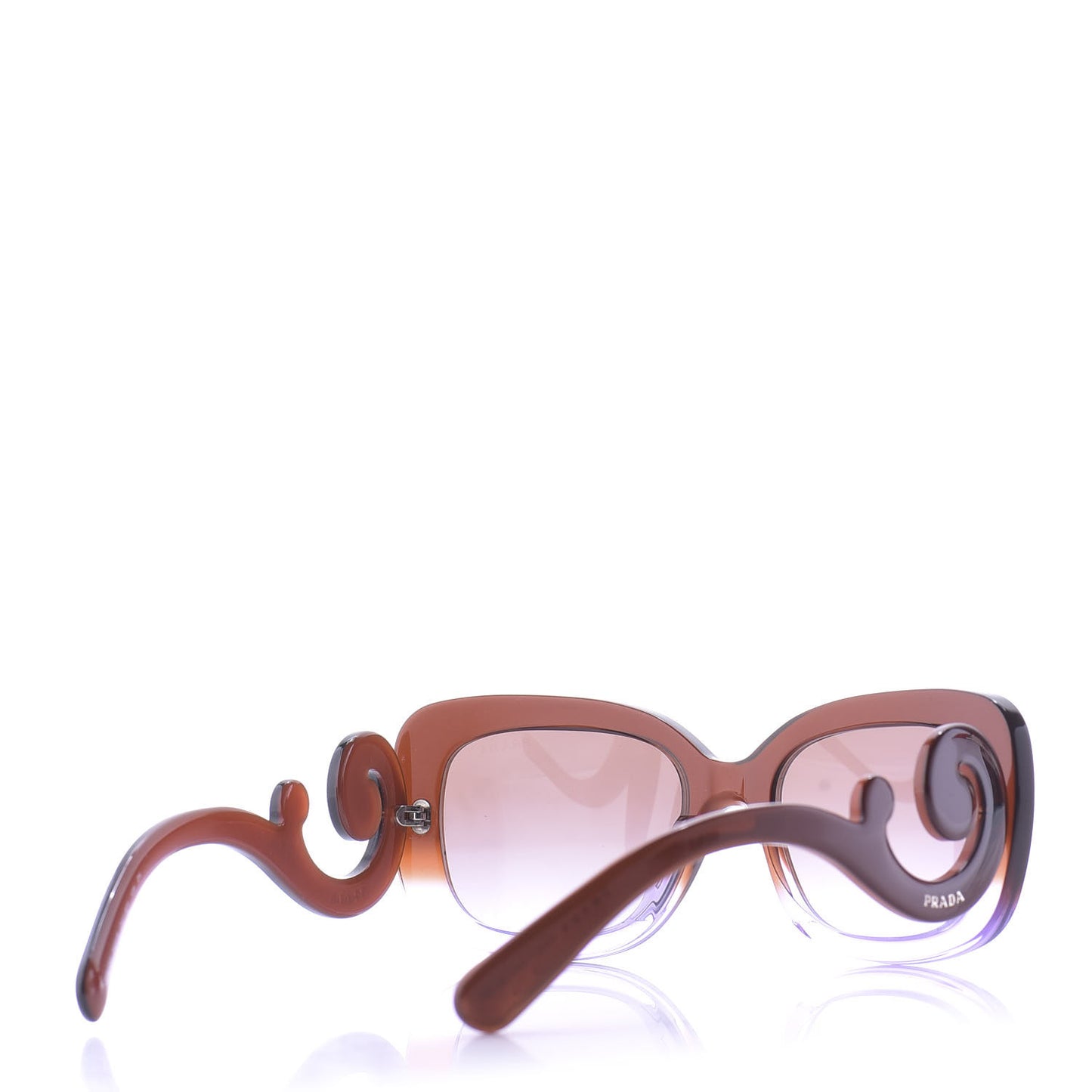 Acetate Baroque Sunglasses SPR 27O Purple Havana