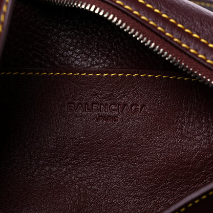 Balenciaga Calfskin Round Air Hobo Burgundy 6 of 10