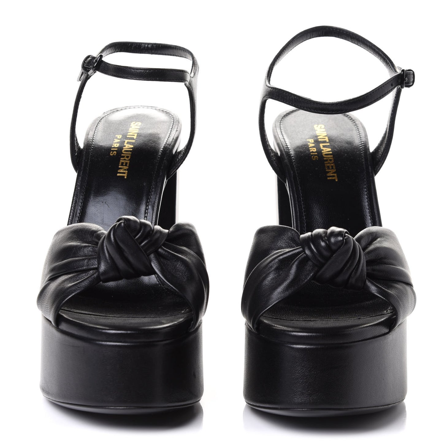 Vendome Bianca 85 Platform Sandals 37.5 Black
