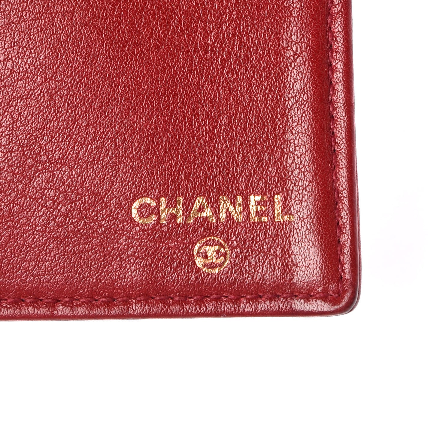 Lambskin Timeless CC Yen Wallet Red