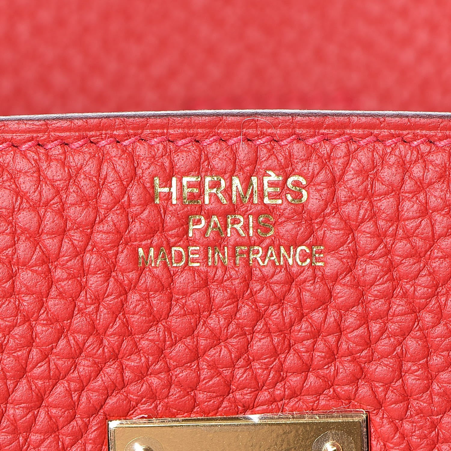 Hermes Togo Birkin 35 Rouge Casaque 21 of 33