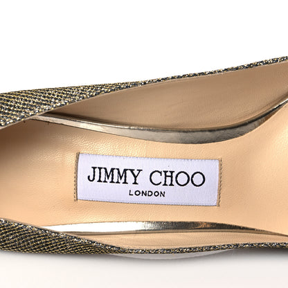 Jimmy Choo Glitter Fabric Romy 85 Pumps 36.5 Light Bronze 8 of 11
