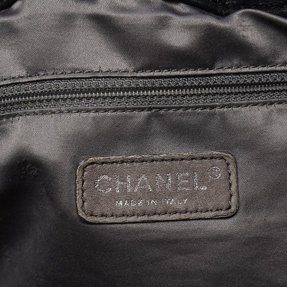 Chanel Crinkled Coated Canvas Le Marais Hobo Black 6 of 8