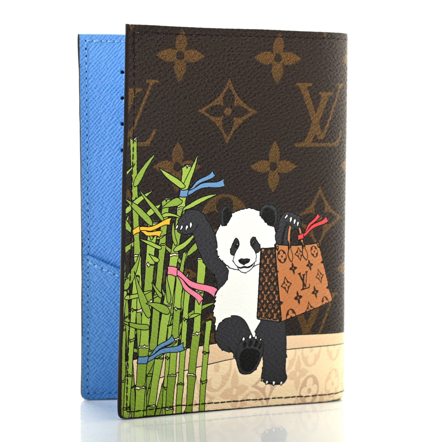 Monogram 2021 Christmas Animation China Passport Cover Myosotis Blue
