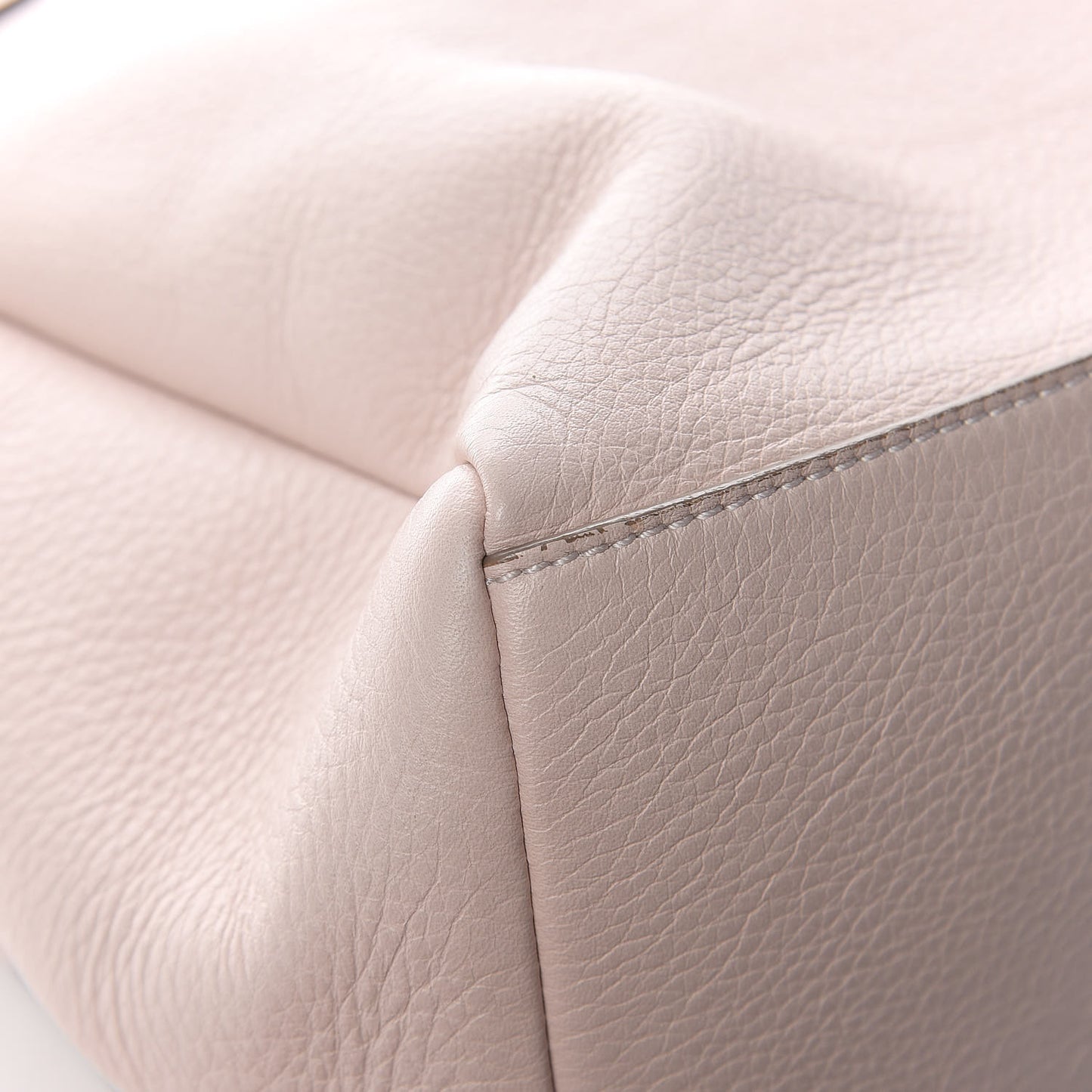 Calfskin Small Pandora Pure Flap Bag Nude Pink