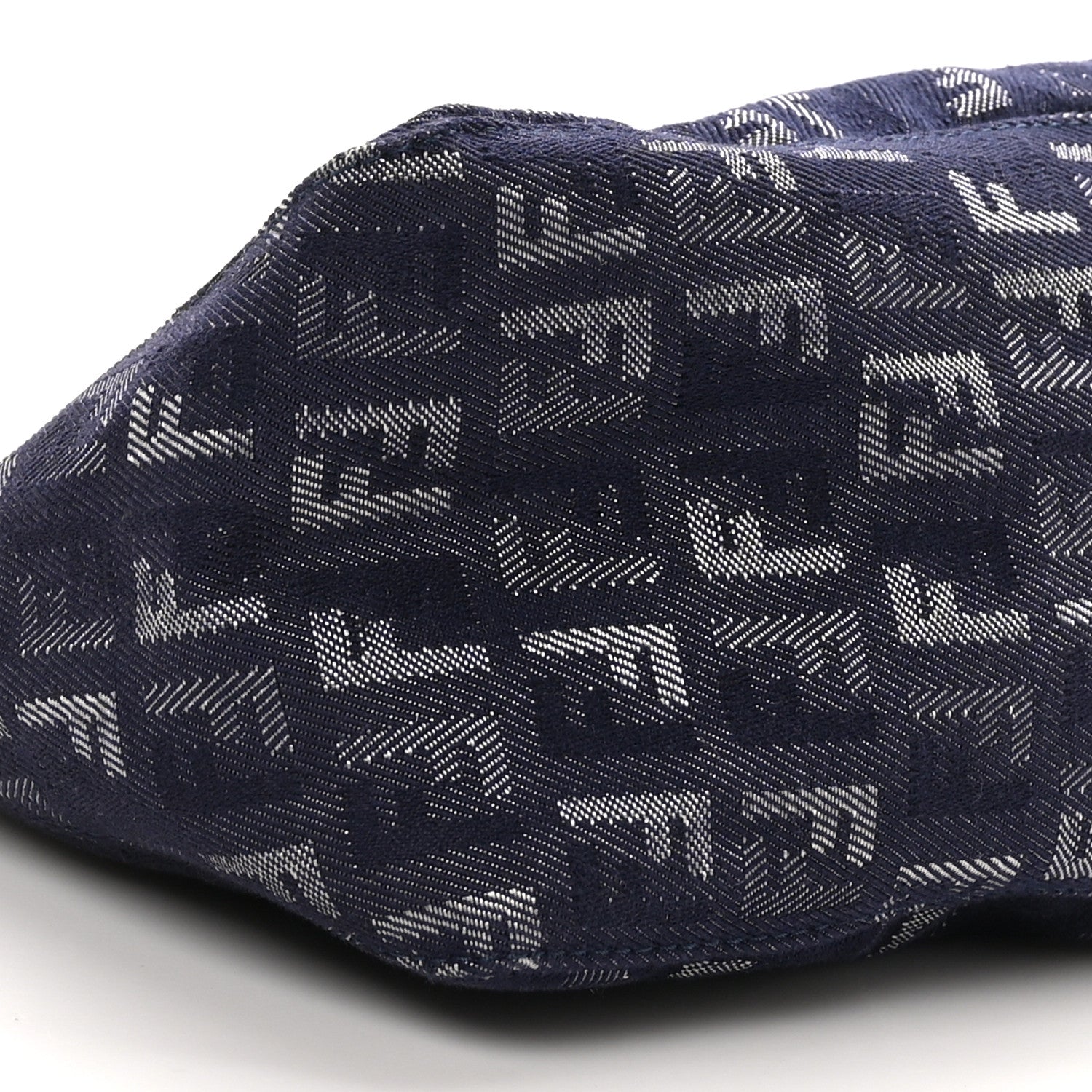 Fendi Denim Zucchino Vitello Pochette Blue 8 of 9