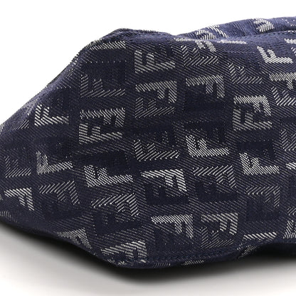Fendi Denim Zucchino Vitello Pochette Blue 8 of 9