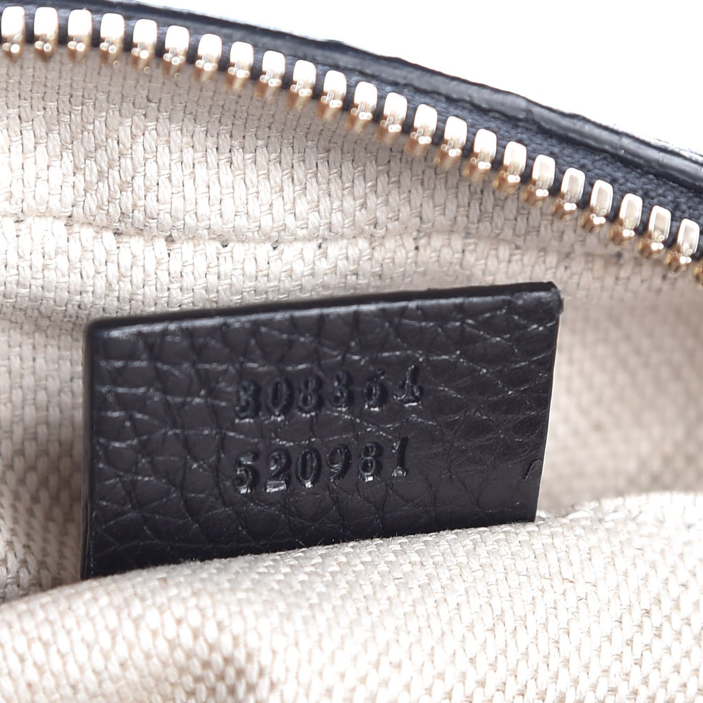 Pebbled Calfskin Small Soho Disco Bag Black