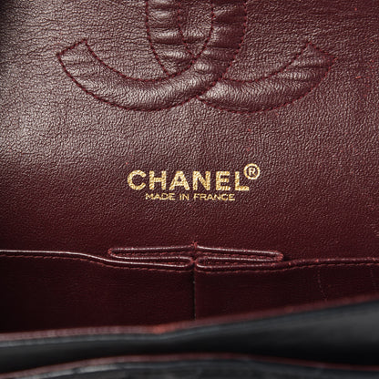 Chanel Lambskin Quilted Medium Double Flap Black 6 of 12