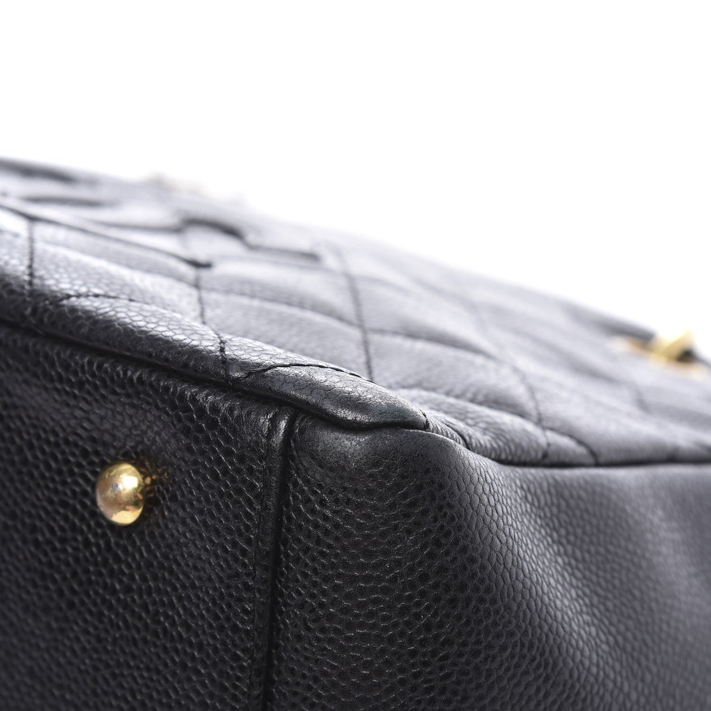 Caviar Quilted Petit Timeless Tote PTT Black