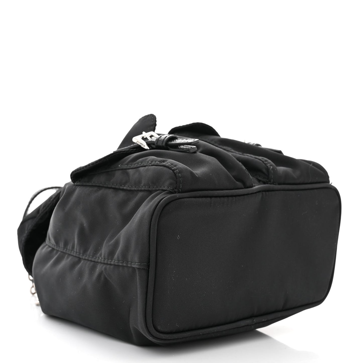 Nylon Vela Mini Crossbody Backpack Black