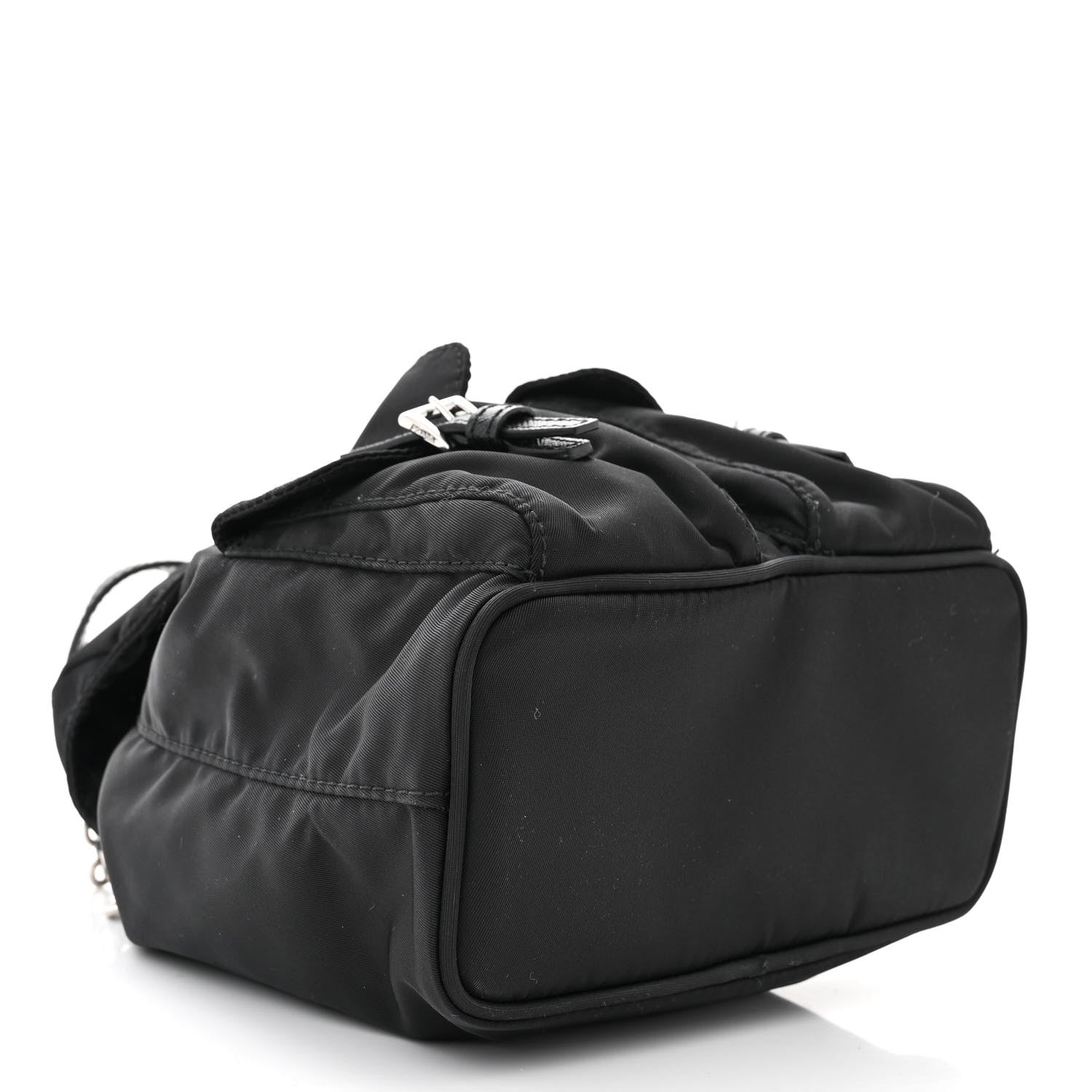 Prada Nylon Vela Mini Crossbody Backpack Black 4 of 14