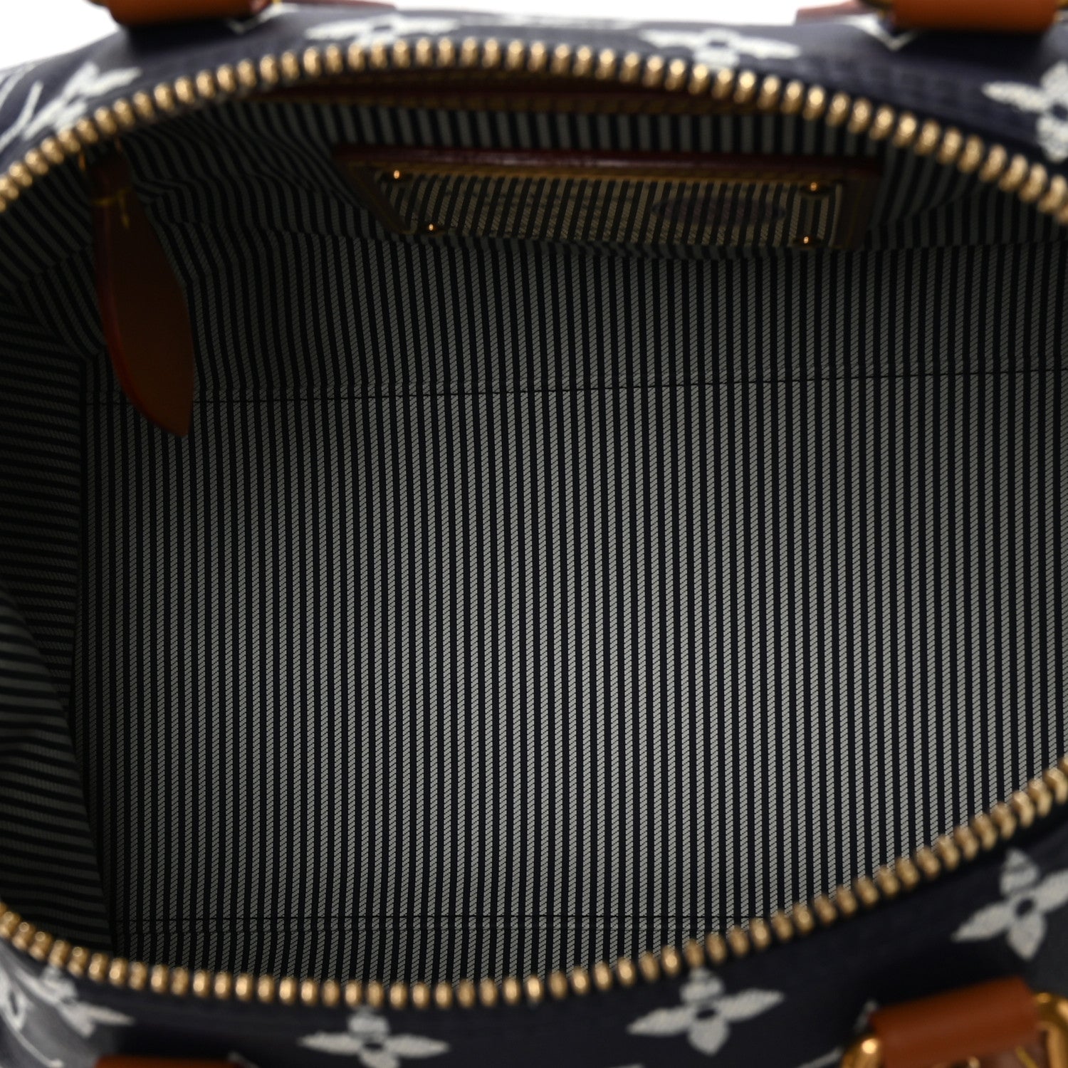 Louis Vuitton Calfskin Monogram Speedy P9 Bandouliere 30 Indigo 6 of 11